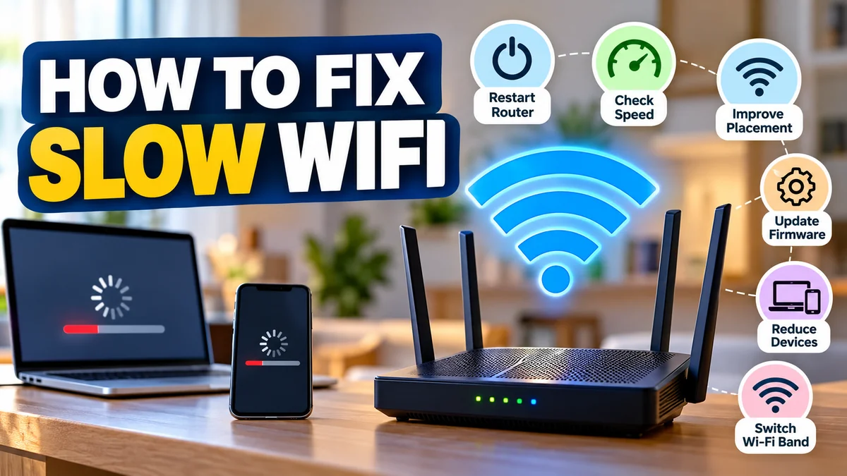 how to fix slow wifi: 12 Proven Troubleshooting Tips