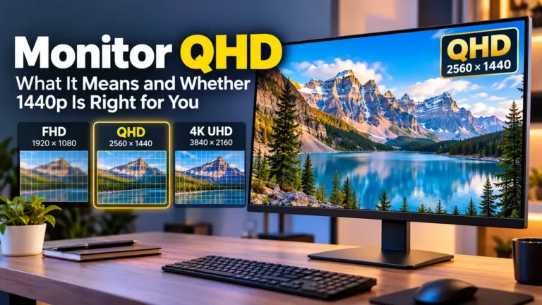 Monitor QHD: What It Is, Benefits, and 1440p Guide