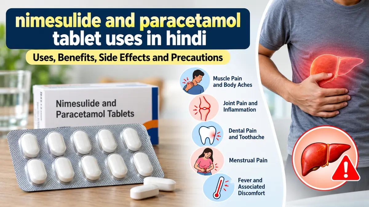 nimesulide and paracetamol tablet uses in hindi