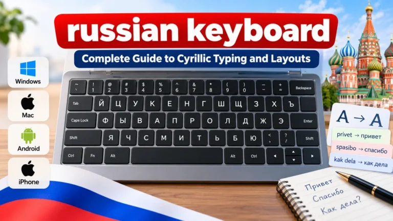 russian keyboard: Layout, Typing & Setup Guide