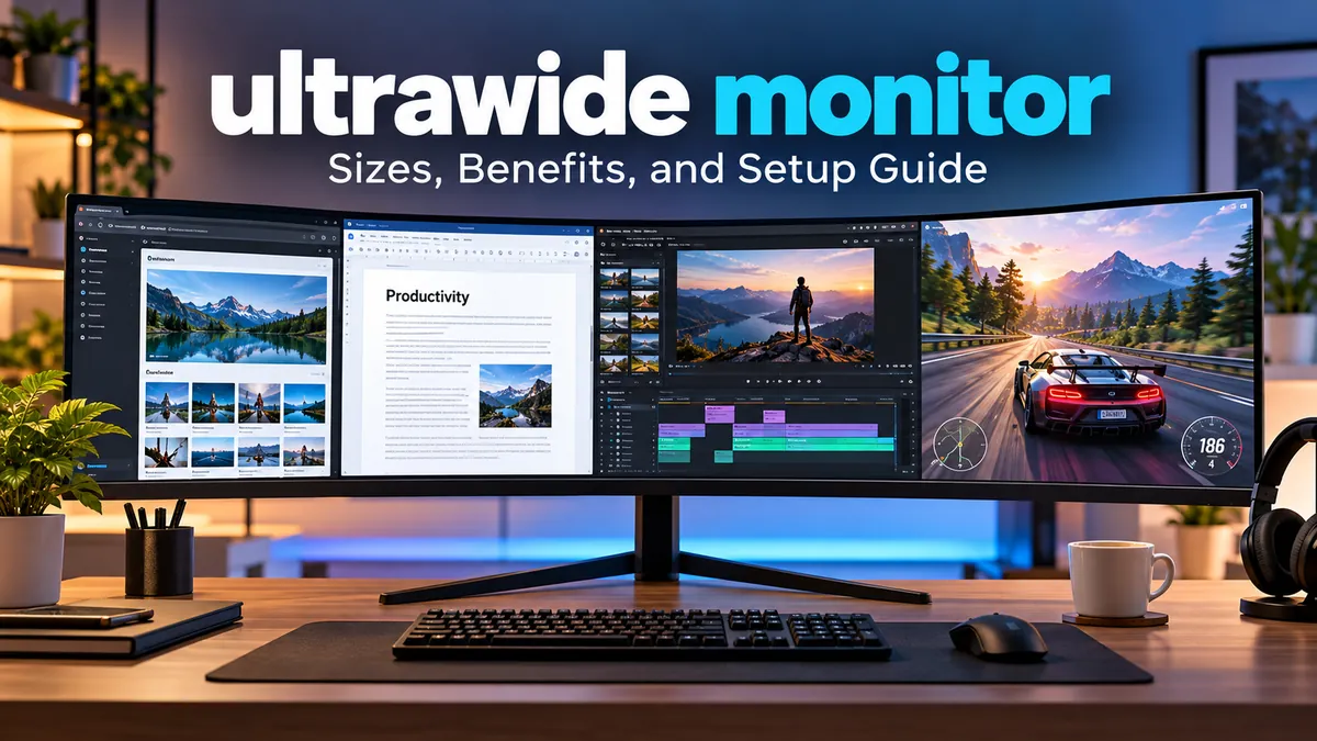 ultrawide monitor: Sizes, Benefits & Setup Guide