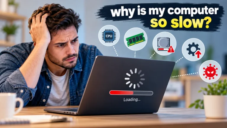 why is my computer so slow? Causes & Fixes