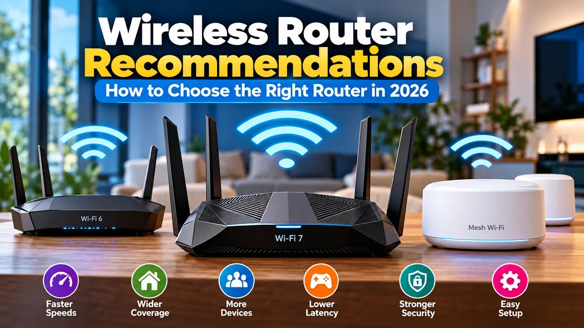 Wireless Router Recommendations: Best Picks for 2026