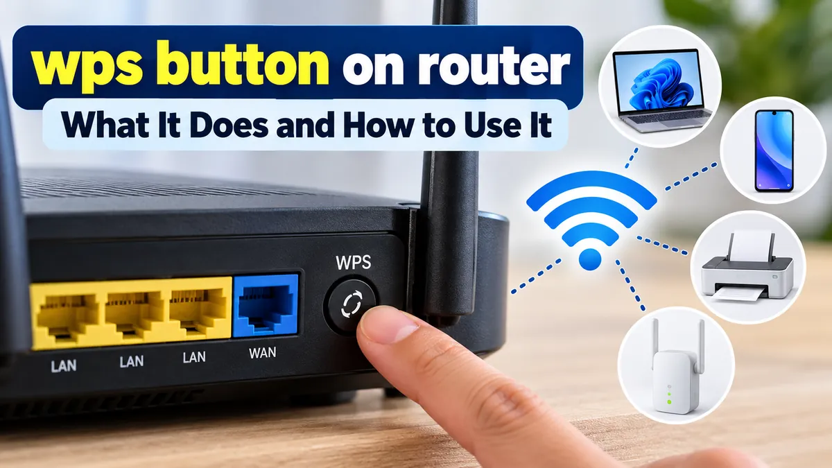 wps button on router: What It Does & How to Use It